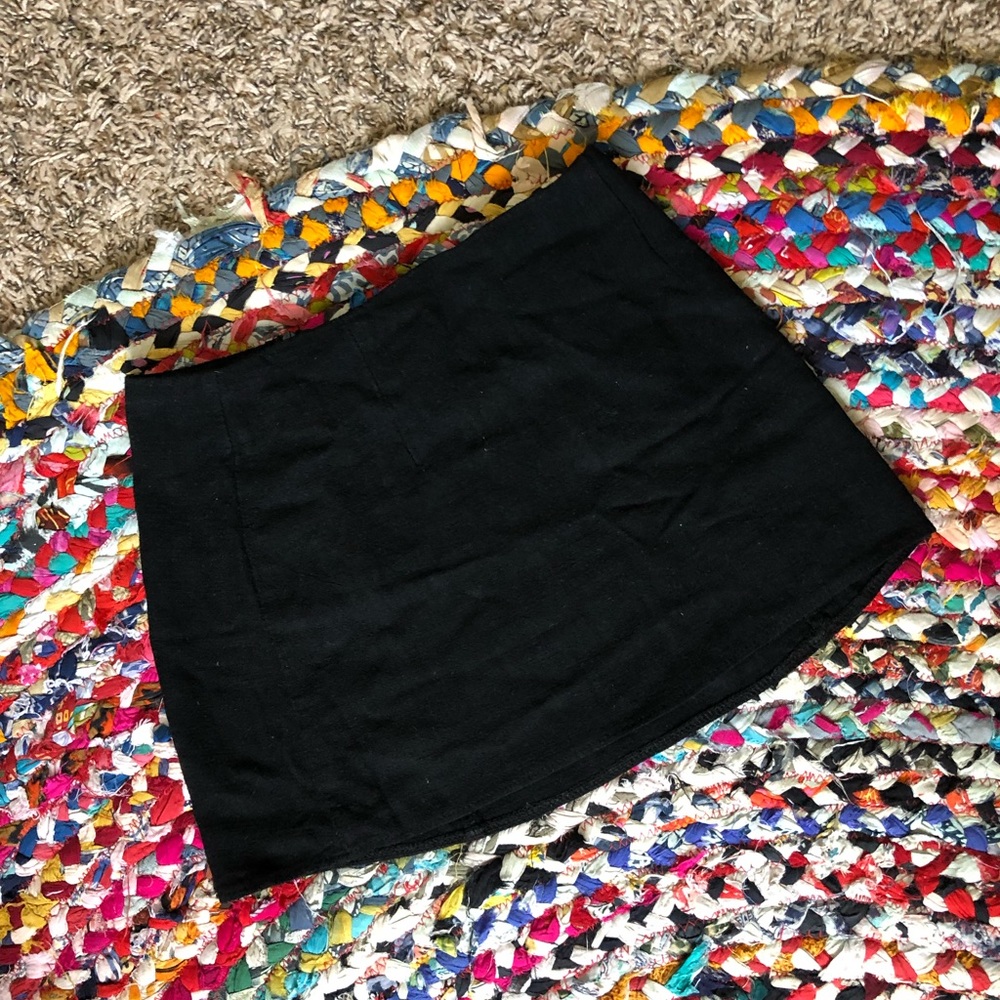 Black Princess Polly Mini Skirt